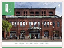 Tablet Screenshot of georgetownpark.com